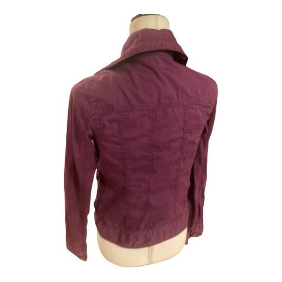 Rubbish Plum Zip Up Jacket - Picture 4 of 11